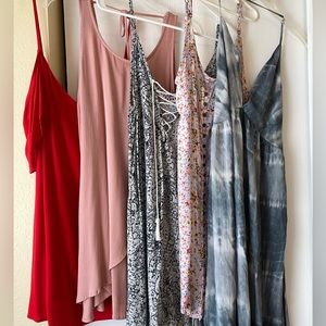 Bundle of 5 dresses, all size MEDIUM
